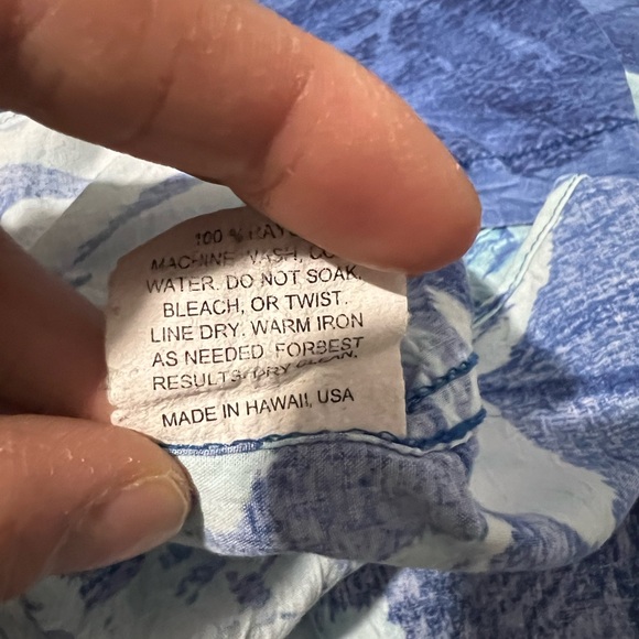 Vintage Jams World 90s Floral Aloha Hawaiian Shirt Made In USA 100% Rayon - Picture 4 of 7